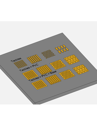 Tactile Paving | 4 Familias Podotáctiles Revit | OSGESTUDIO