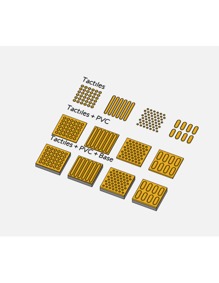 Tactile Paving | 4 Familias Podotáctiles Revit | OSGESTUDIO