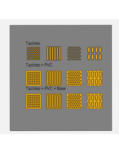 Tactile Paving | 4 Familias Podotáctiles Revit | OSGESTUDIO