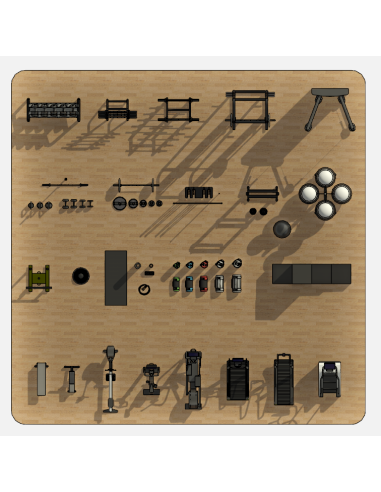 Cardio & Functional | Familias Revit RFA | OSGESTUDIO