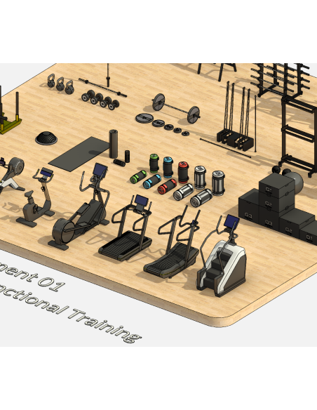 Cardio & Functional | Familias Revit RFA | OSGESTUDIO