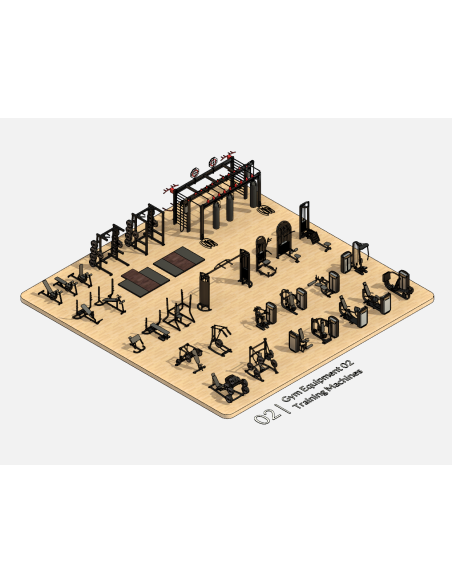 Training Machines | Familias Revit RFA | OSGESTUDIO