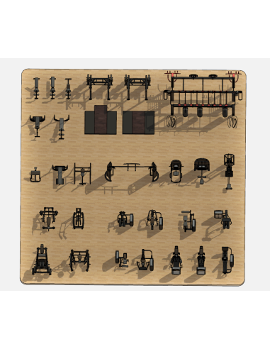 Training Machines | Familias Revit RFA | OSGESTUDIO