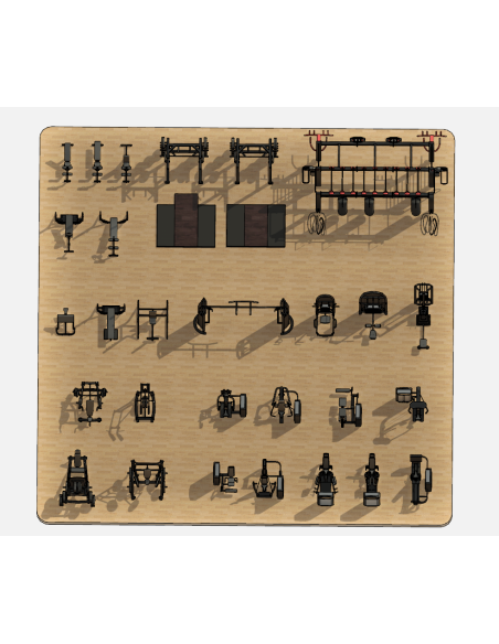 Training Machines | Familias Revit RFA | OSGESTUDIO