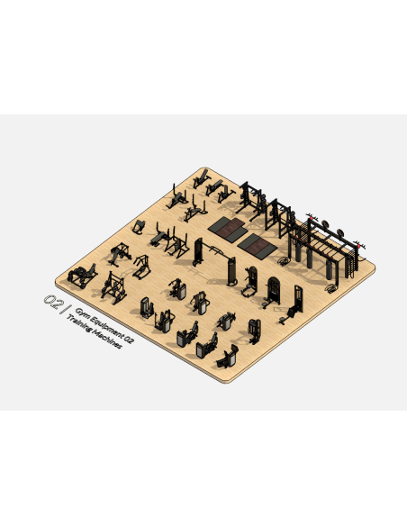 Training Machines | Familias Revit RFA | OSGESTUDIO
