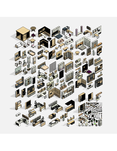 Decor Mega Pack | 100+ Revit Families | OSGESTUDIO