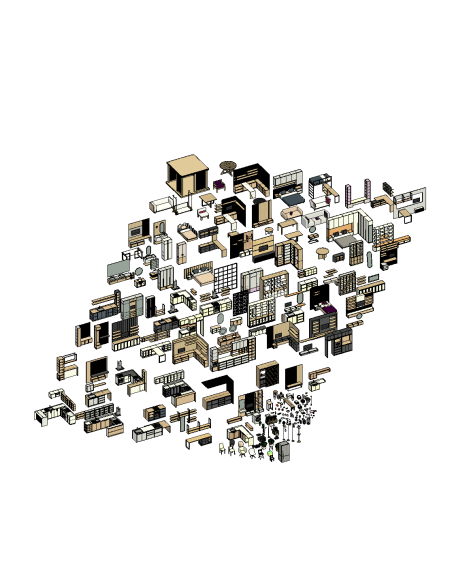 Decor Mega Pack | 100+ Revit Families | OSGESTUDIO