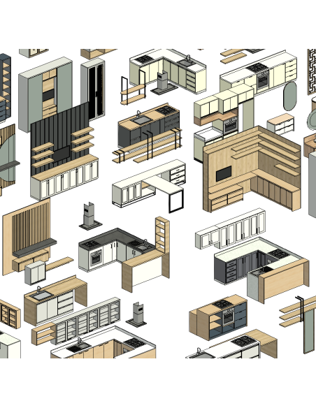 Decor Mega Pack | 100+ Revit Families | OSGESTUDIO