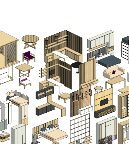 Decor Mega Pack | 100+ Revit Families | OSGESTUDIO