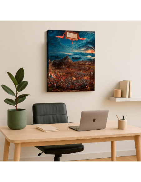 Battle Of Issus by Albrecht Altdorfer 50x65 cm Cuadro Lienzo Canvas