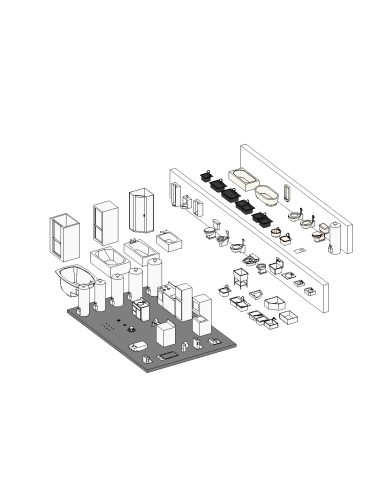 Plumbing Fixtures | 50+ Revit Families | OSGESTUDIO
