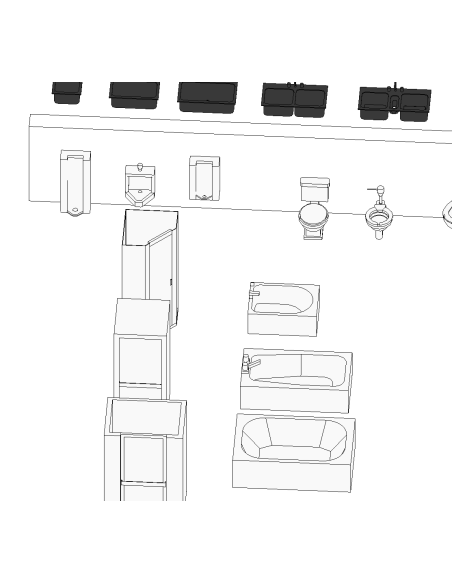 Plumbing Fixtures | 50+ Revit Families | OSGESTUDIO