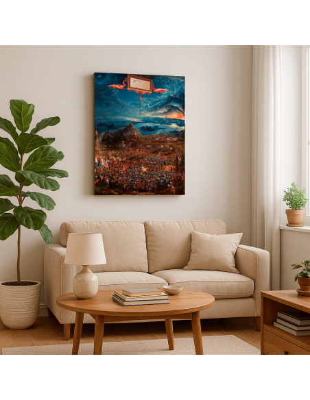 Battle Of Issus by Albrecht Altdorfer 50x65 cm Cuadro Lienzo Canvas