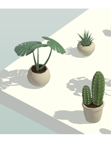 3D Potted Plants | 20+ Revit Families | OSGESTUDIO