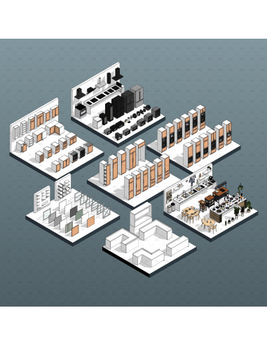 Kitchen Mega Pack | Revit Families | OSGESTUDIO