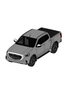 Mazda BT-50 2023 | 3D Revit Car Family | OSGESTUDIO