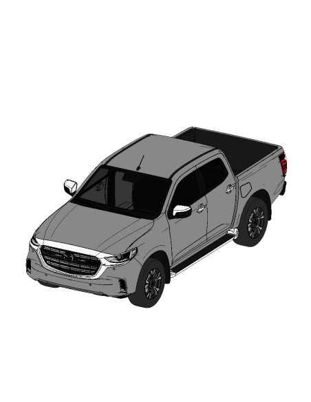 Mazda BT-50 2023 | 3D Revit Car Family | OSGESTUDIO