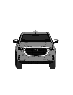 Mazda BT-50 2023 | 3D Revit Car Family | OSGESTUDIO 2