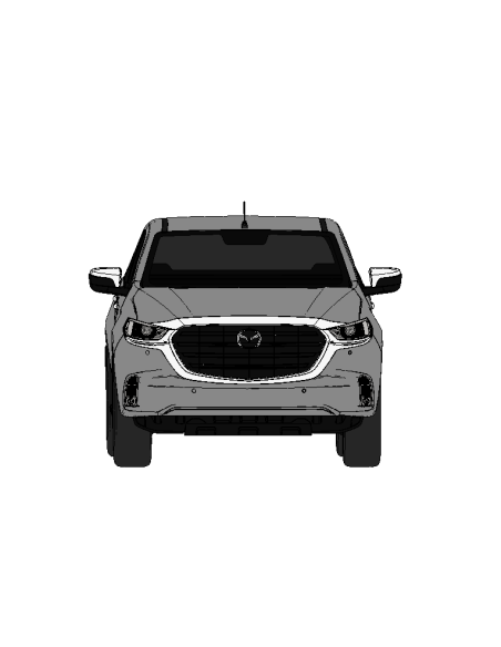 Mazda BT-50 2023 | 3D Revit Car Family | OSGESTUDIO