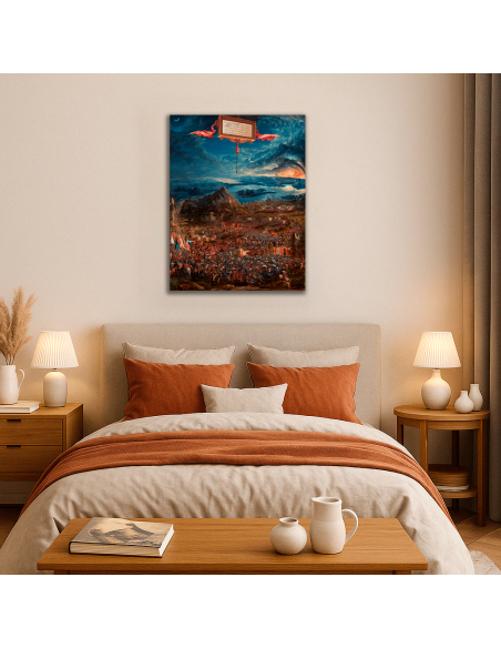 Battle Of Issus by Albrecht Altdorfer 50x65 cm Cuadro Lienzo Canvas