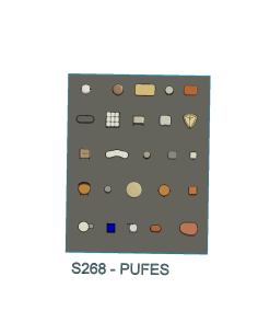 Poufs & Ottomans | 25+ Revit Families | OSGESTUDIO 2