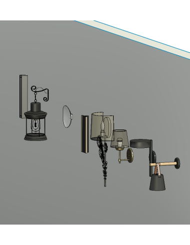 Ceiling & Wall Lights | 20+ Revit Families | OSGESTUDIO