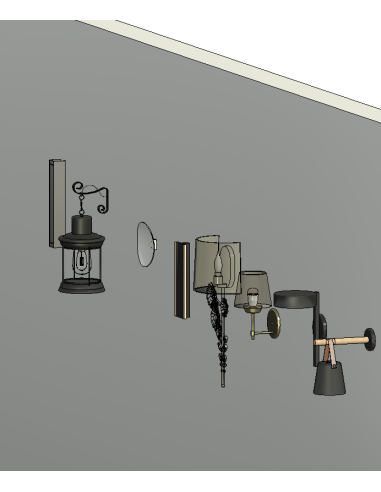 Ceiling & Wall Lights | 20+ Revit Families | OSGESTUDIO