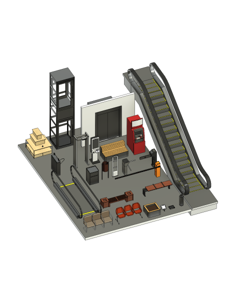 Shopping Mall Equipment | Revit Families | OSGESTUDIO