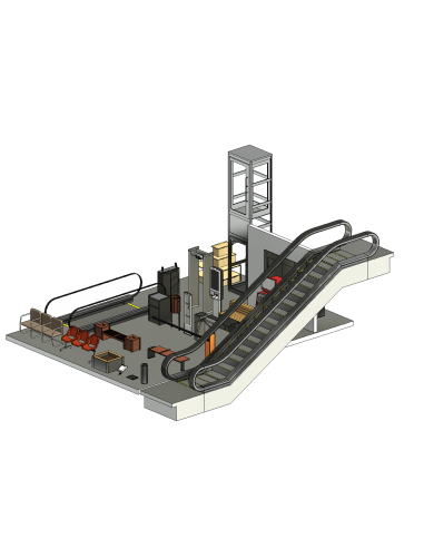 Shopping Mall Equipment | Revit Families | OSGESTUDIO