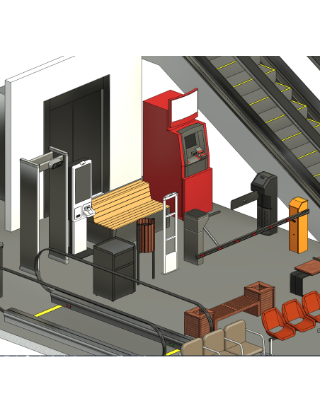 Shopping Mall Equipment | Revit Families | OSGESTUDIO