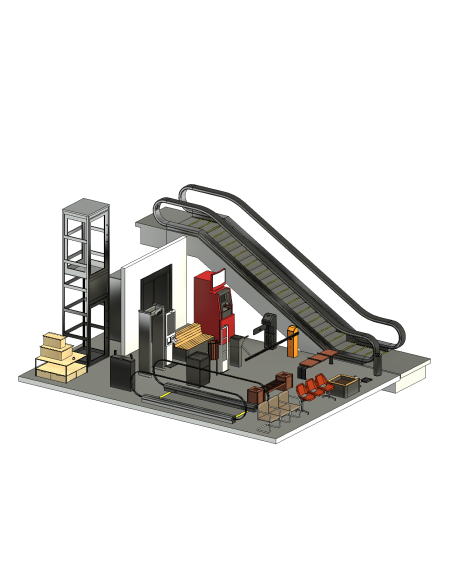 Shopping Mall Equipment | Revit Families | OSGESTUDIO