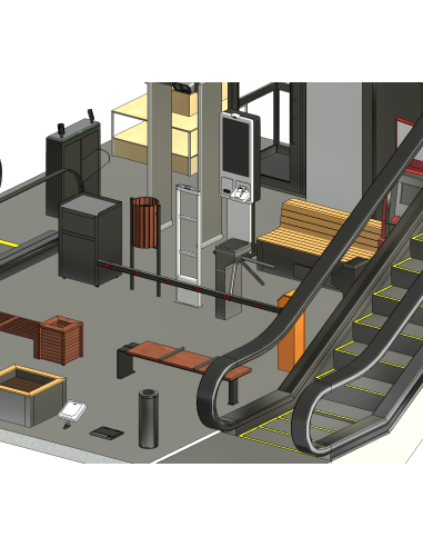 Shopping Mall Equipment | Revit Families | OSGESTUDIO