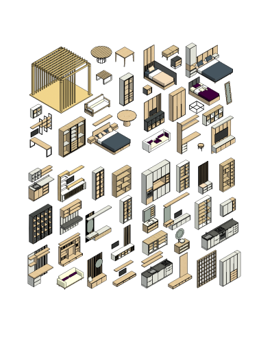 Decor Ideas | 50+ Revit Families | OSGESTUDIO