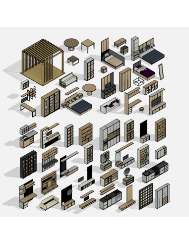 Decor Ideas | 50+ Revit Families | OSGESTUDIO
