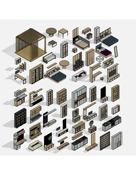 Decor Ideas | 50+ Revit Families | OSGESTUDIO