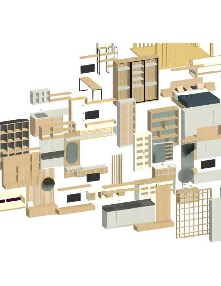 Decor Ideas | 50+ Revit Families | OSGESTUDIO