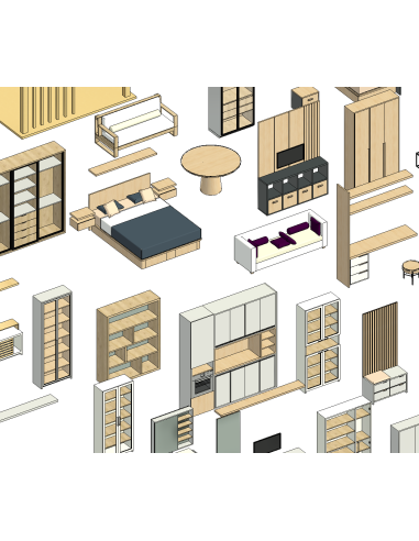 Decor Ideas | 50+ Revit Families | OSGESTUDIO