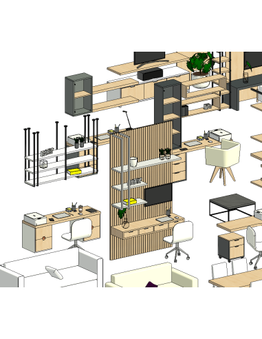 Decor Pack 02 | 60+ Revit Families | OSGESTUDIO