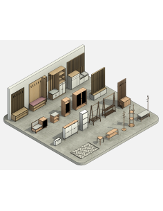Entryway & Hall Furniture | 25+ Revit Families | OSGESTUDIO 2
