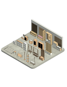 Entryway & Hall Furniture | 25+ Revit Families | OSGESTUDIO