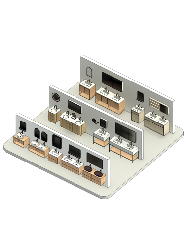 Bathroom Vanities | 15+ Revit Families | OSGESTUDIO