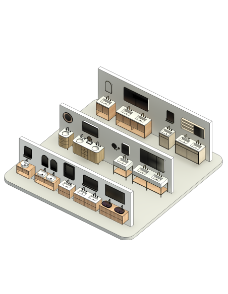 Bathroom Vanities | 15+ Revit Families | OSGESTUDIO