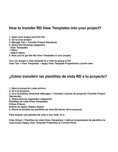 Revit View Templates | Architectural Graphics | OSGESTUDIO