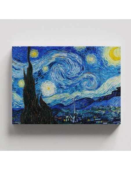 The Starry Night - Vincent Van Gogh  50x62 cm Cuadro Lienzo Canvas
