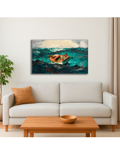 The Gulf Stream - Winslow Homer  50x82 cm Cuadro Lienzo Canvas