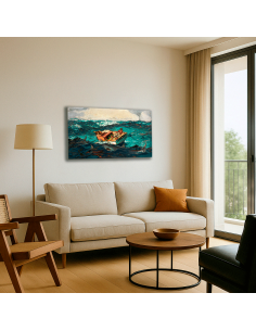 The Gulf Stream - Winslow Homer  50x82 cm Cuadro Lienzo Canvas 2