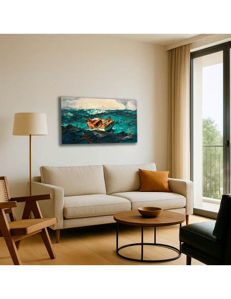 The Gulf Stream - Winslow Homer  50x82 cm Cuadro Lienzo Canvas
