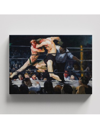 Stag Night At Sharkeys - George Bellows  50x66 cm Cuadro Lienzo Canvas
