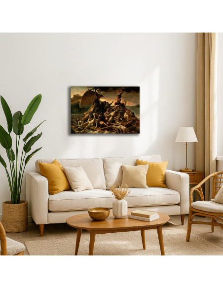 The Raft of the Medusa - Théodore Géricault  50x73 cm Cuadro Lienzo