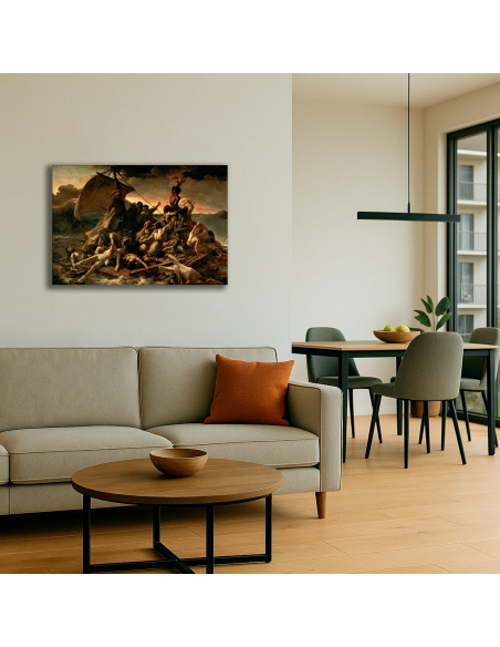 The Raft of the Medusa - Théodore Géricault  50x73 cm Cuadro Lienzo